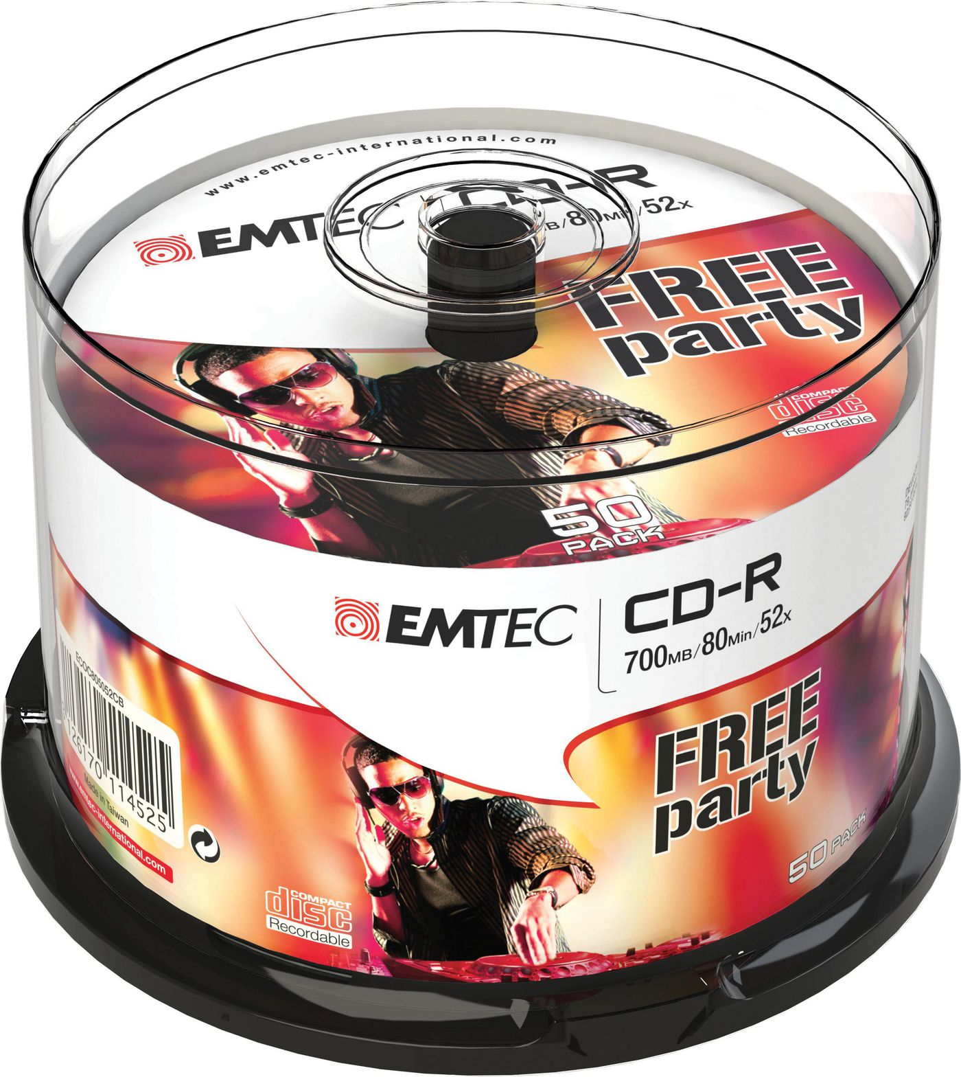 CD-R 700MB 50pcs 52x Cake NEW 