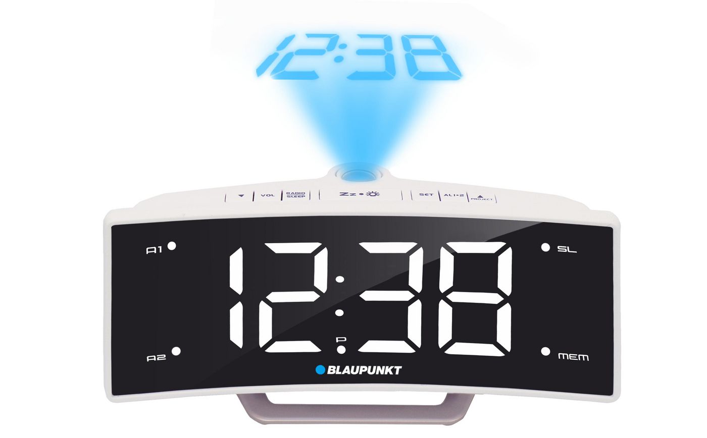 Radio Clock Black, White