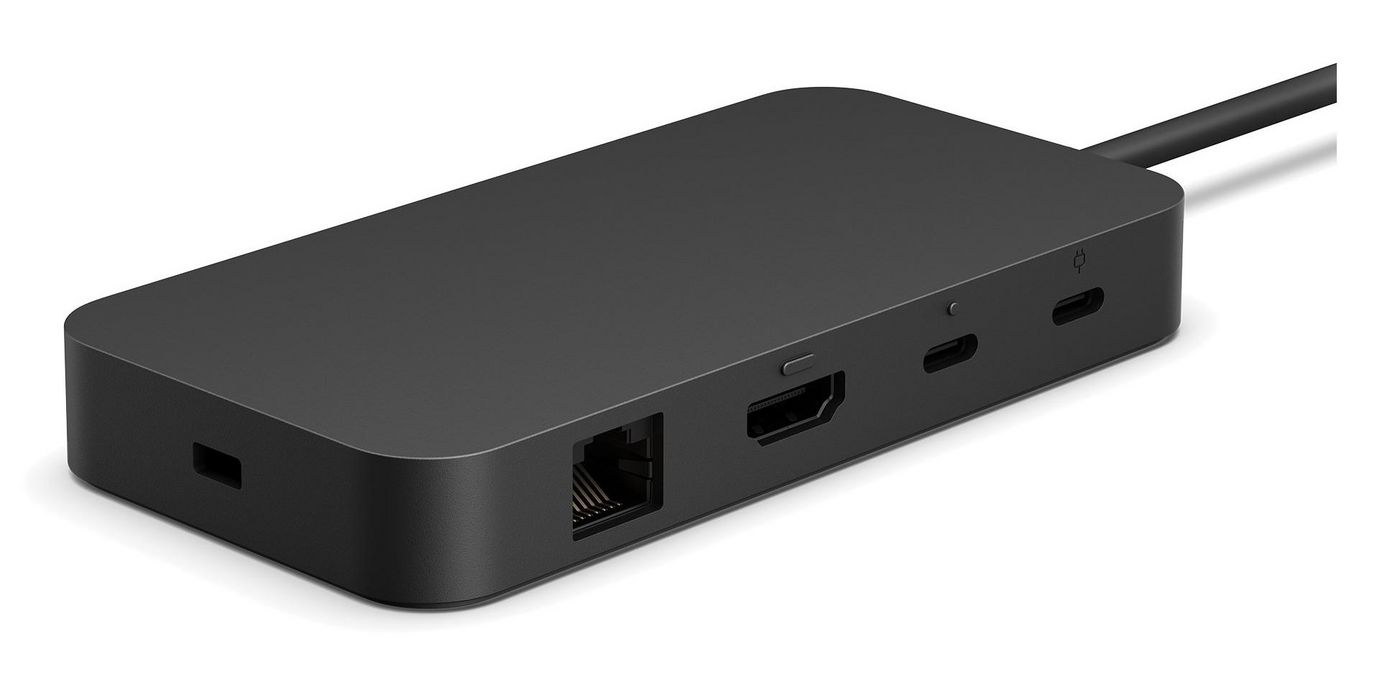 Surface Usb4 Dock Wired Black