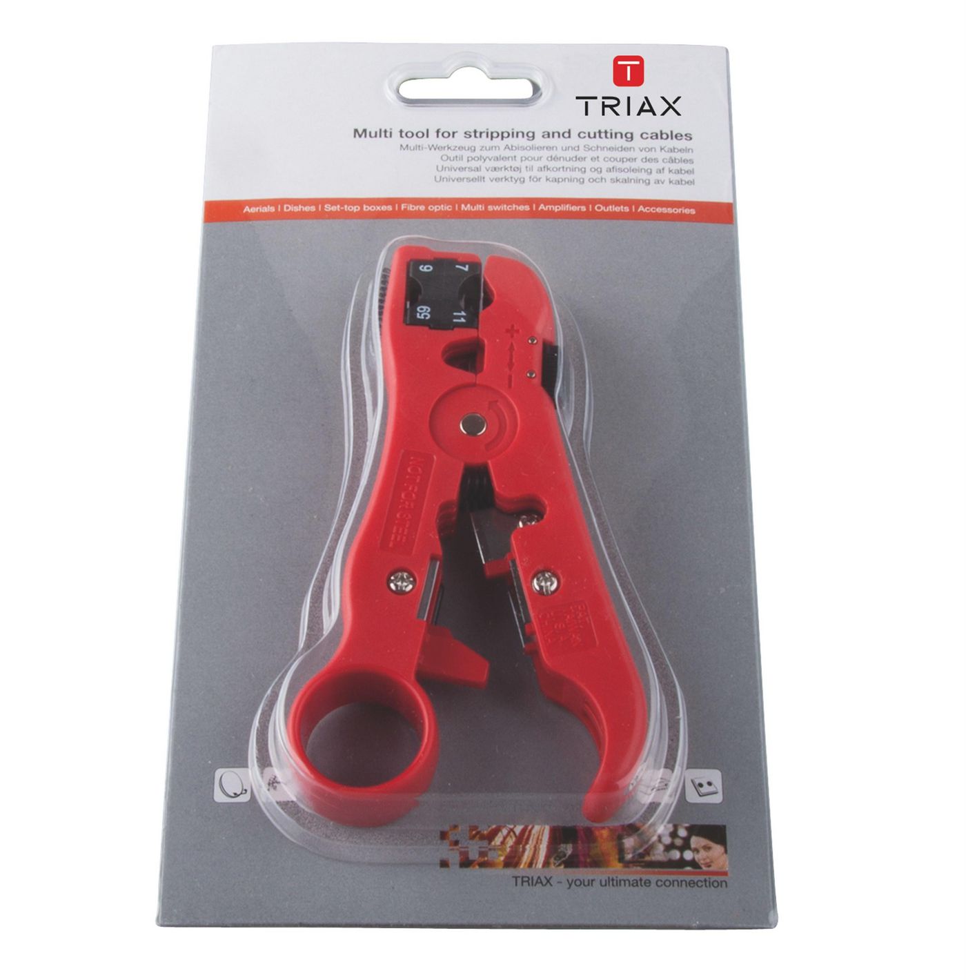 Kabi Cable Stripper Red