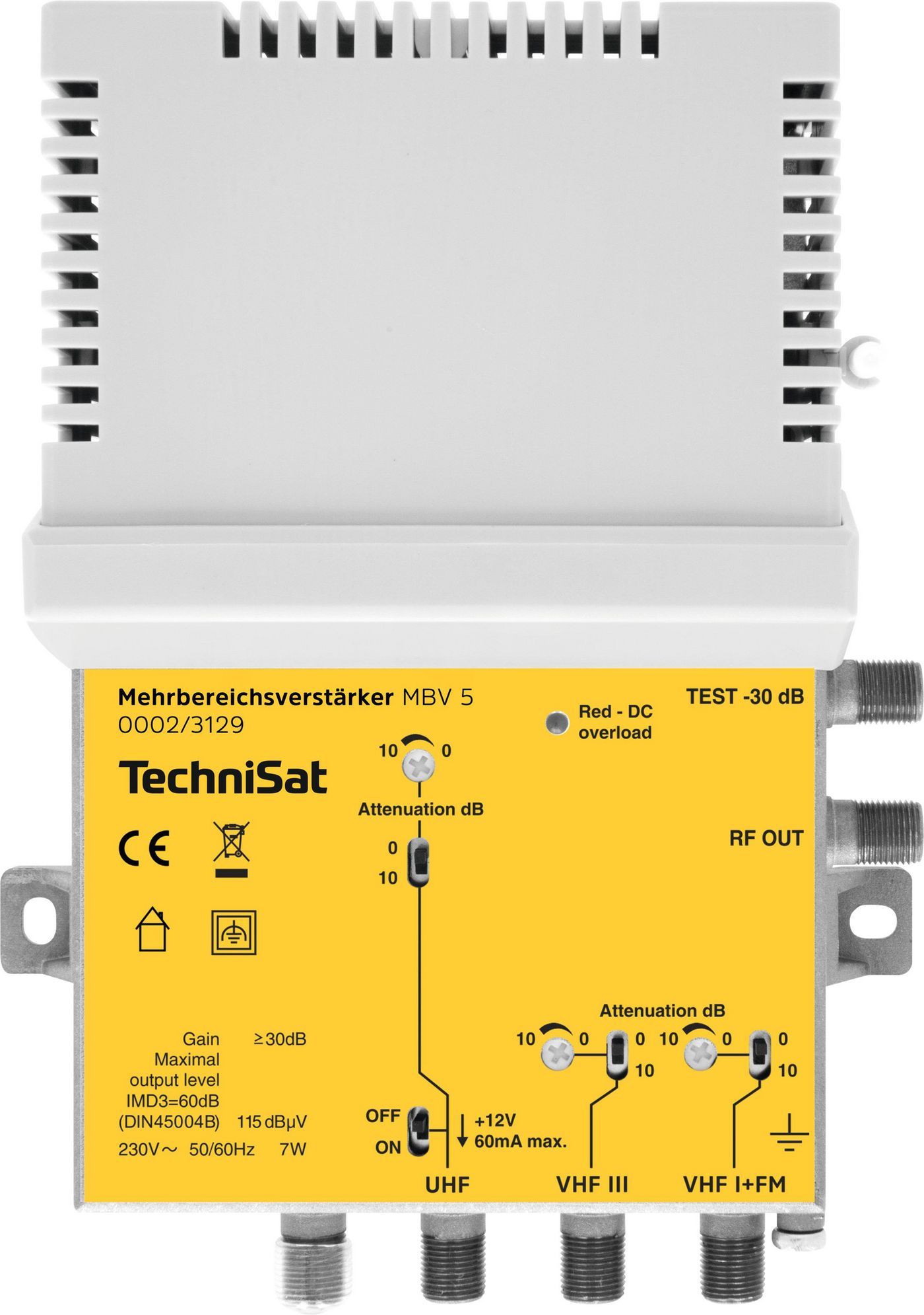 Mbv 5 Tv Signal Amplifier 47 