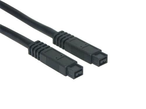 Firewire Cable 2 M 9-P Black