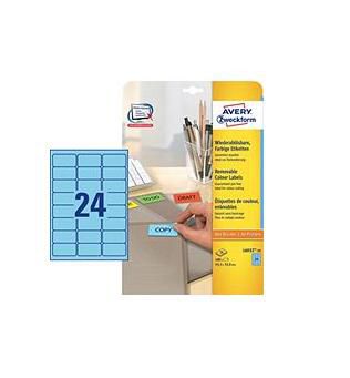 Self-Adhesive Label Blue 480 