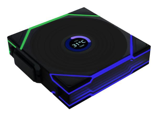 Uni Fan Tl120 Lcd Reverse