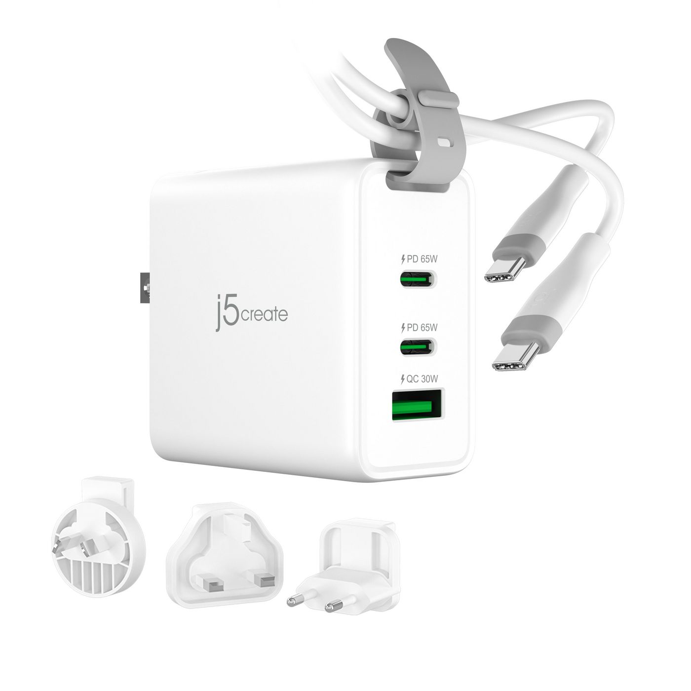 65W Gan Usb-C 3-Port Traveler 