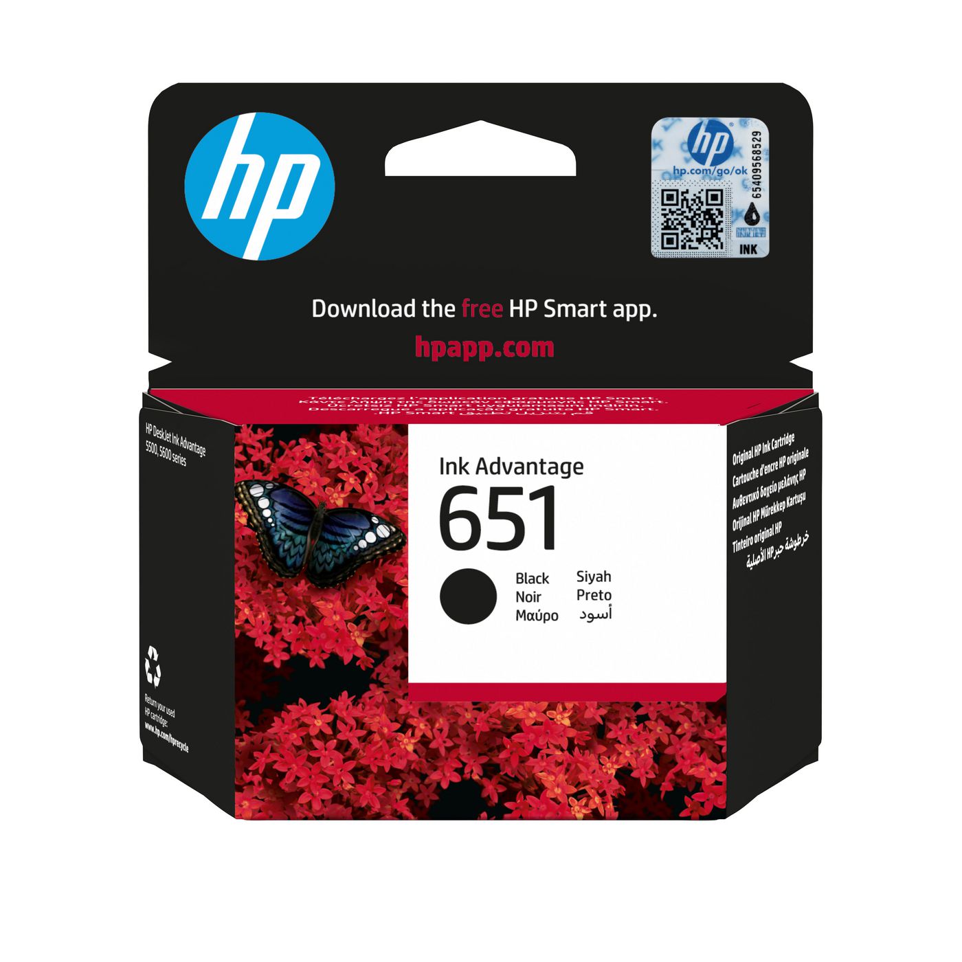 651 Black Original Ink