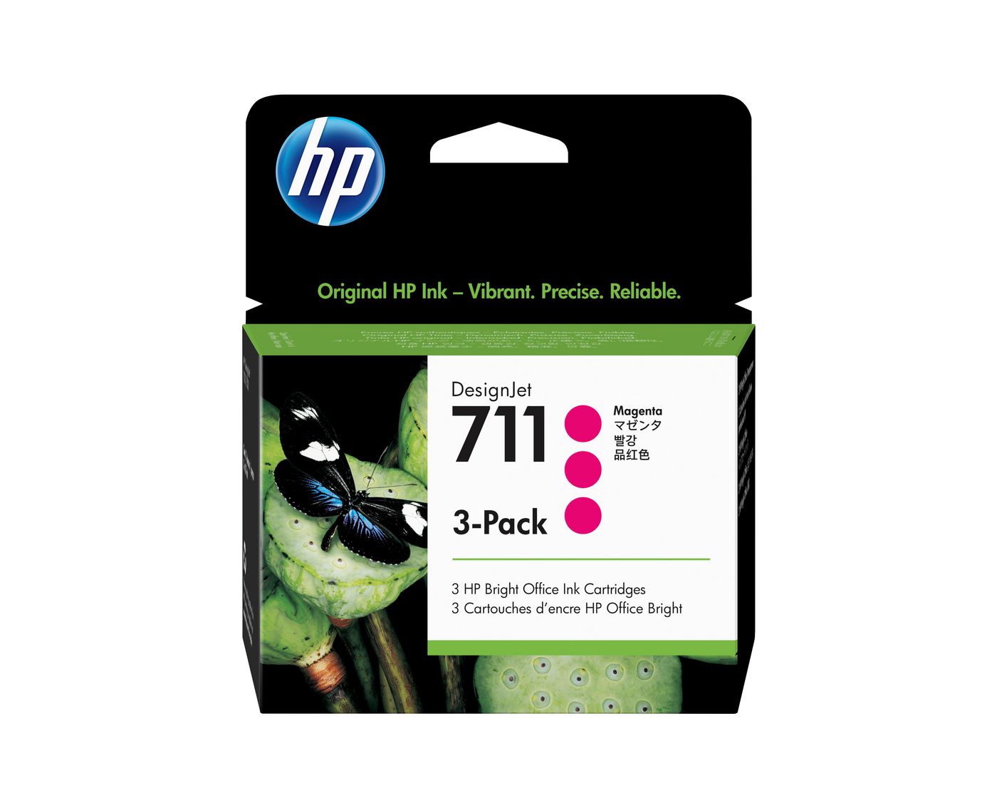 HP 711 3-PACK 29-ML MAG INK CARTRIDGE