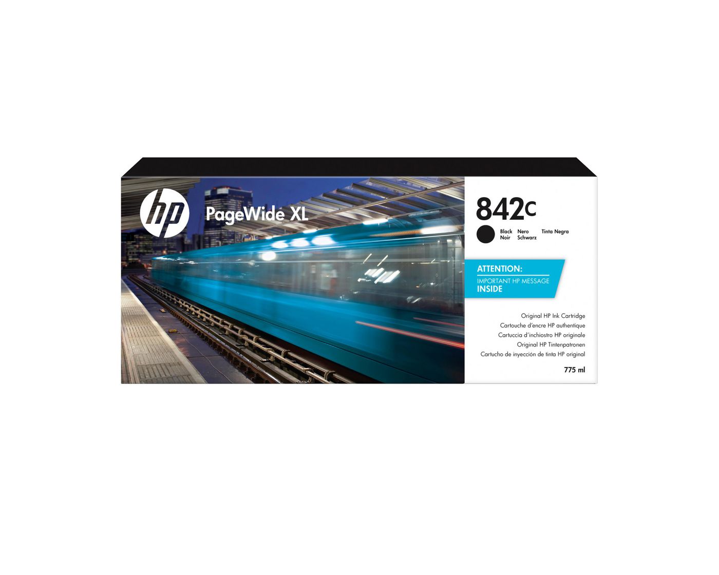 HP 842C 775-ML BLACK INK CARTRIDGE