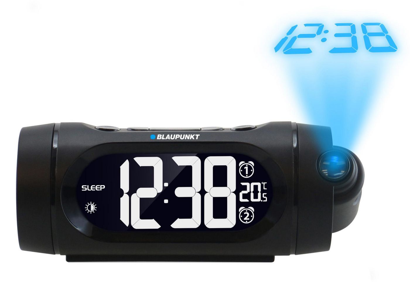 Radio Clock Black