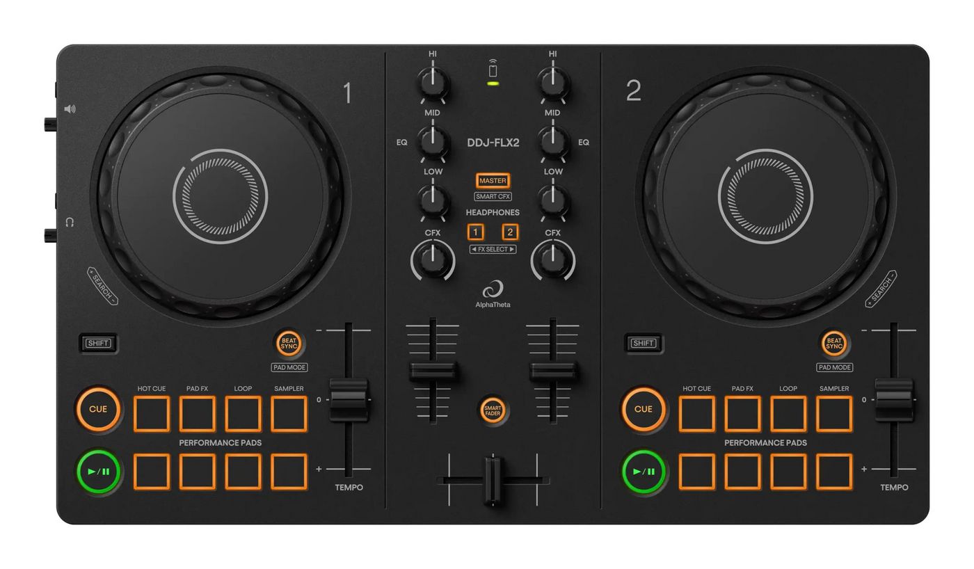 Dj Controller 2 Channels Black