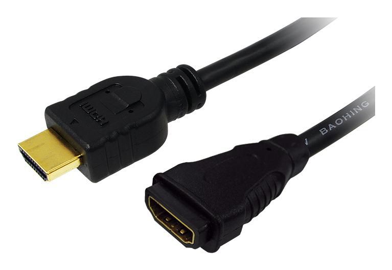 HDMI cable, A/M to A/F, 4K/30 