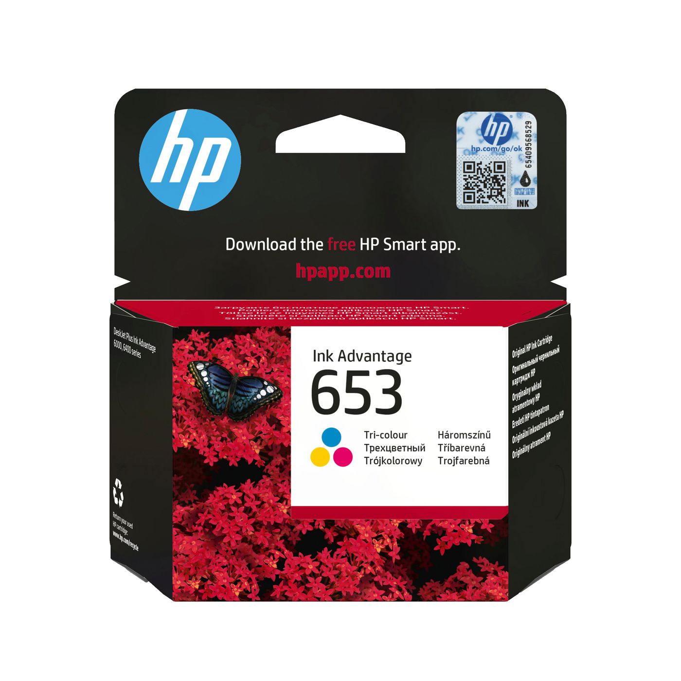 653 Tri-Color Original Ink 