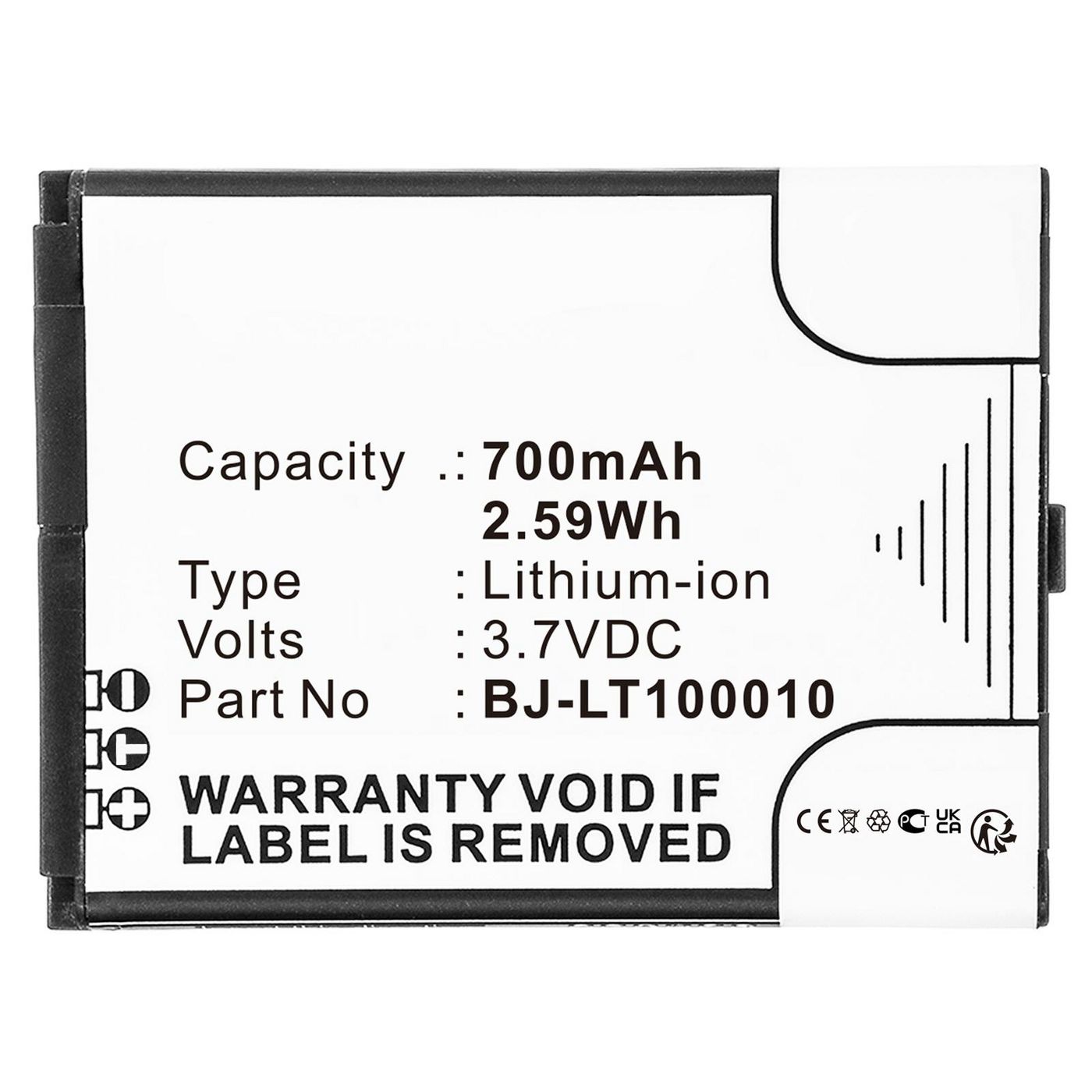 Battery 2.59Wh Li-ion 3.7V