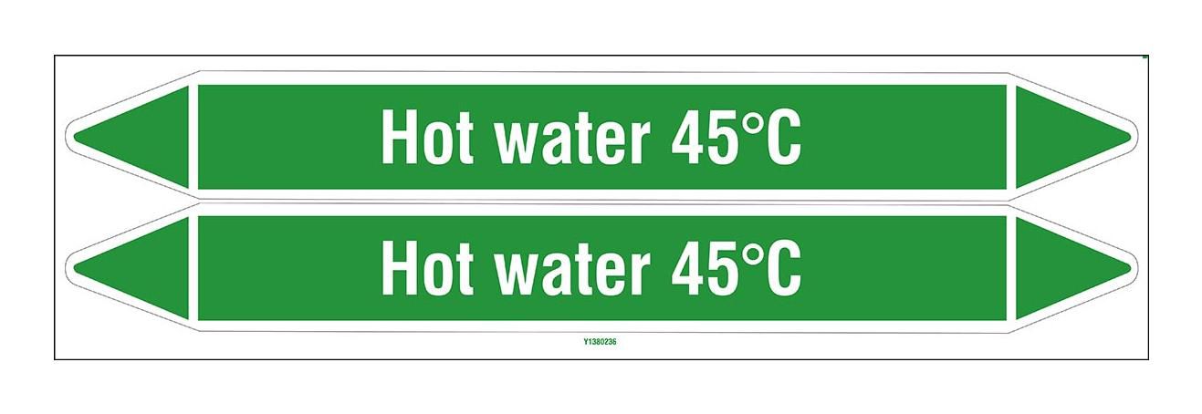 Individual Pipe Markers on a