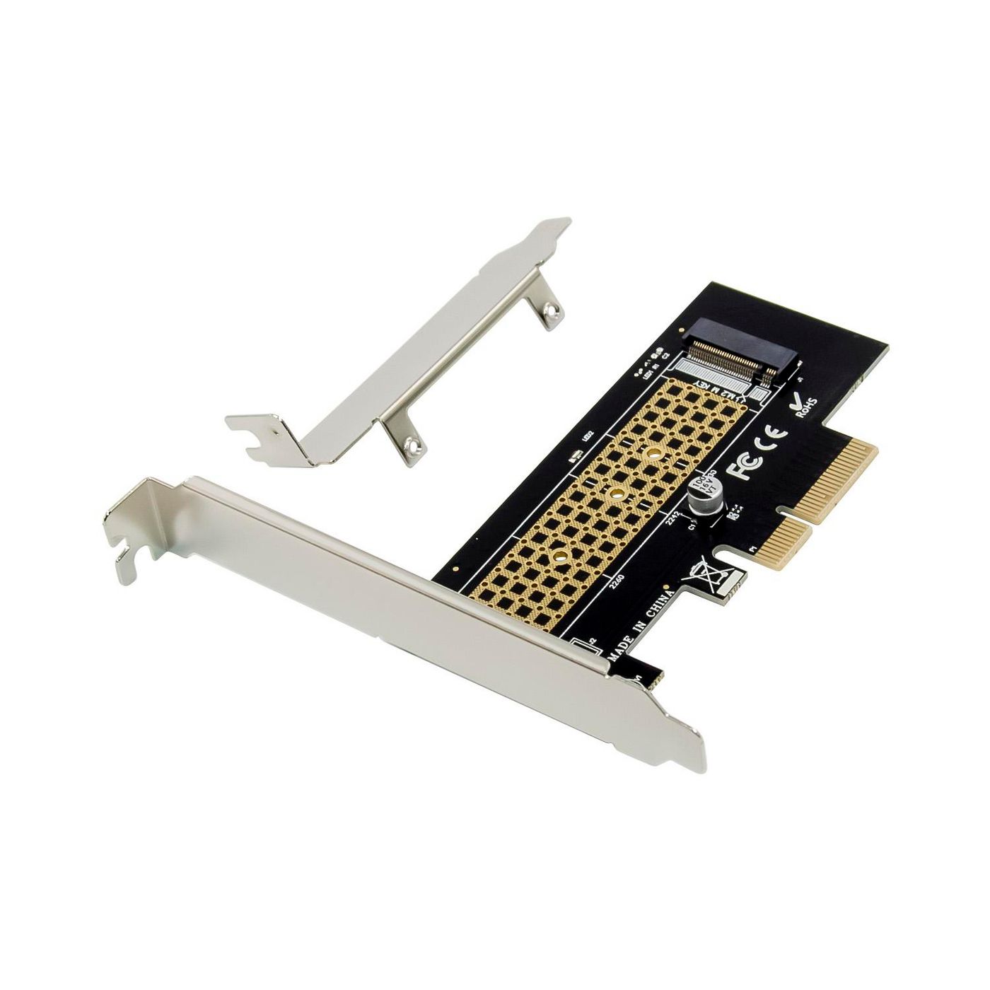 Adaptér PCIe x4 M.2 NVMe SSD