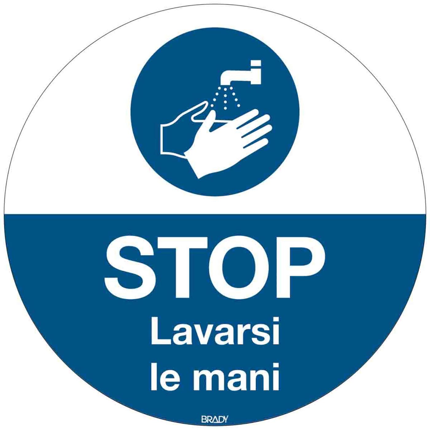 Floor Sign Wash your hands