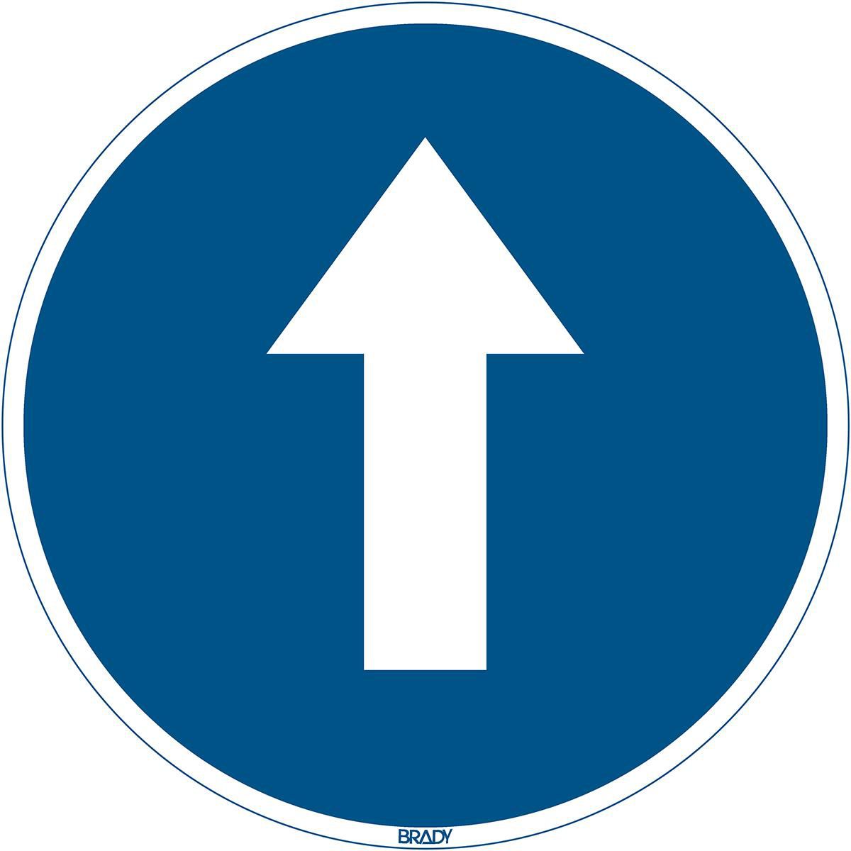 Floor Sign Go straight