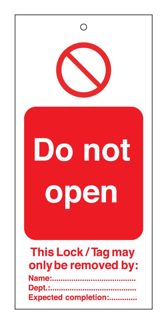 Tagout: Warning Tags