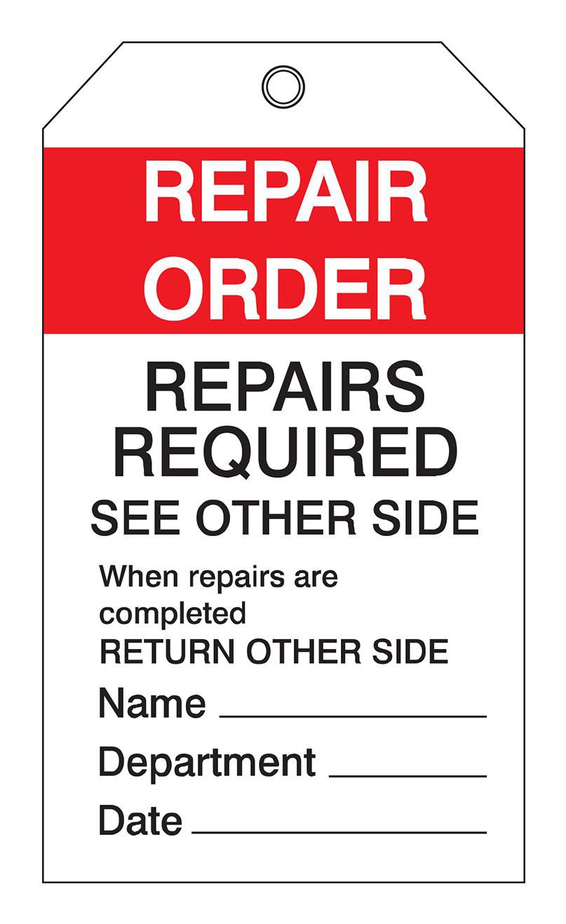 Equipment Inspection Tags - 