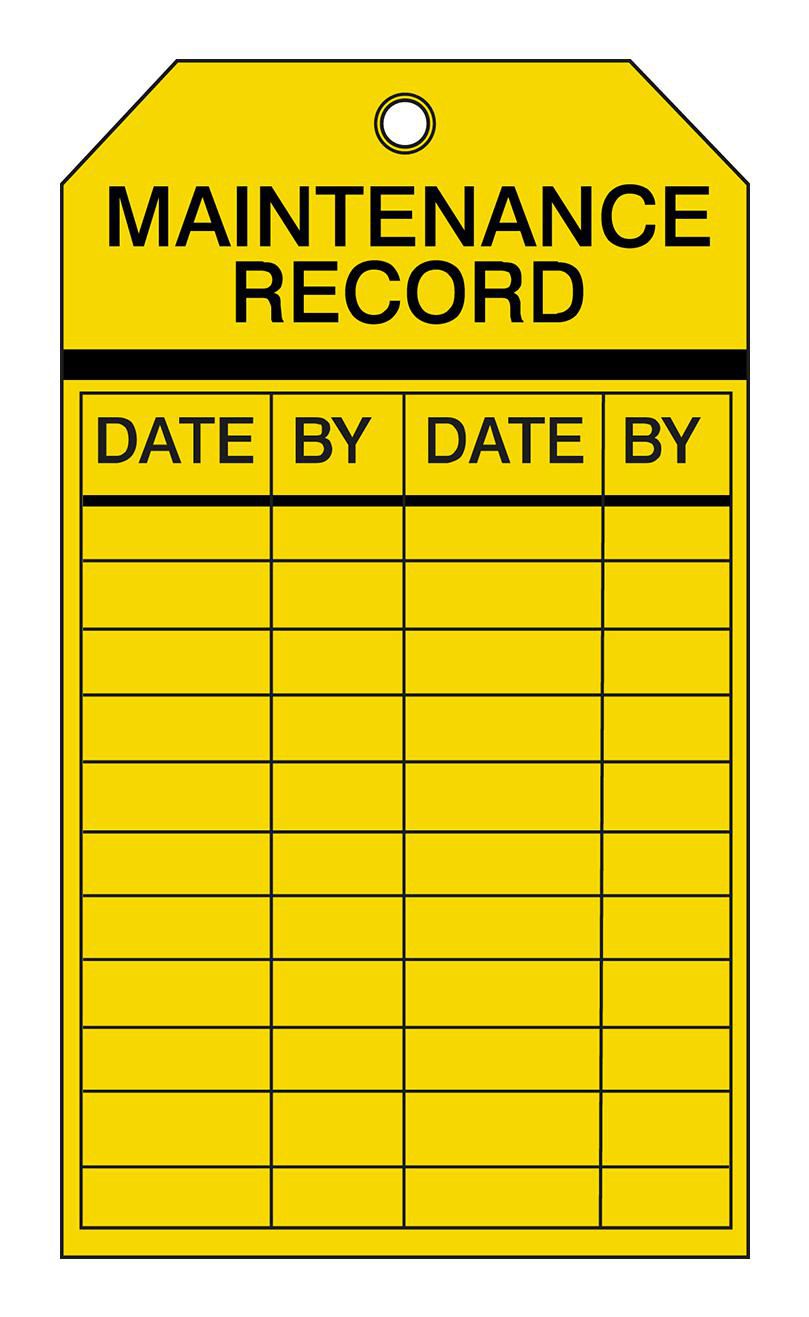 Equipment Inspection Tags - 