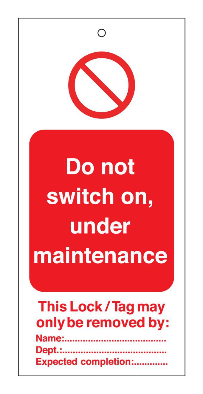 Tagout: Warning Tags