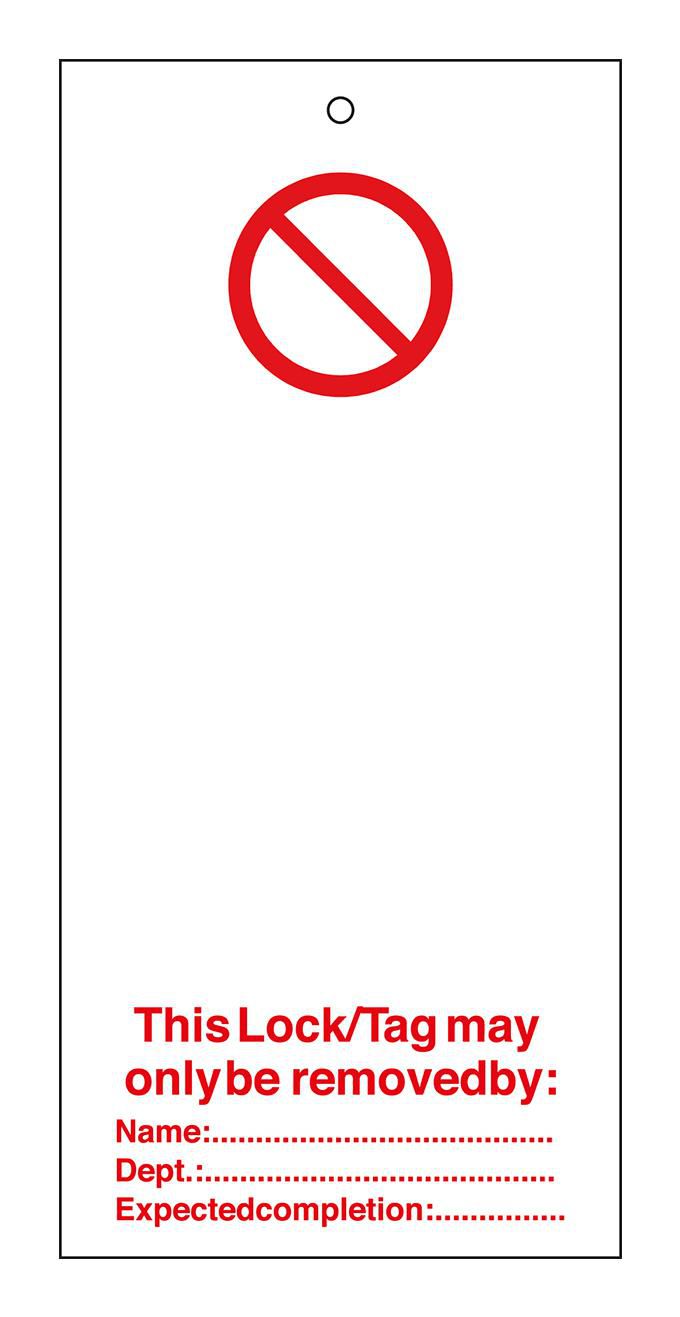Tagout: Warning Tags