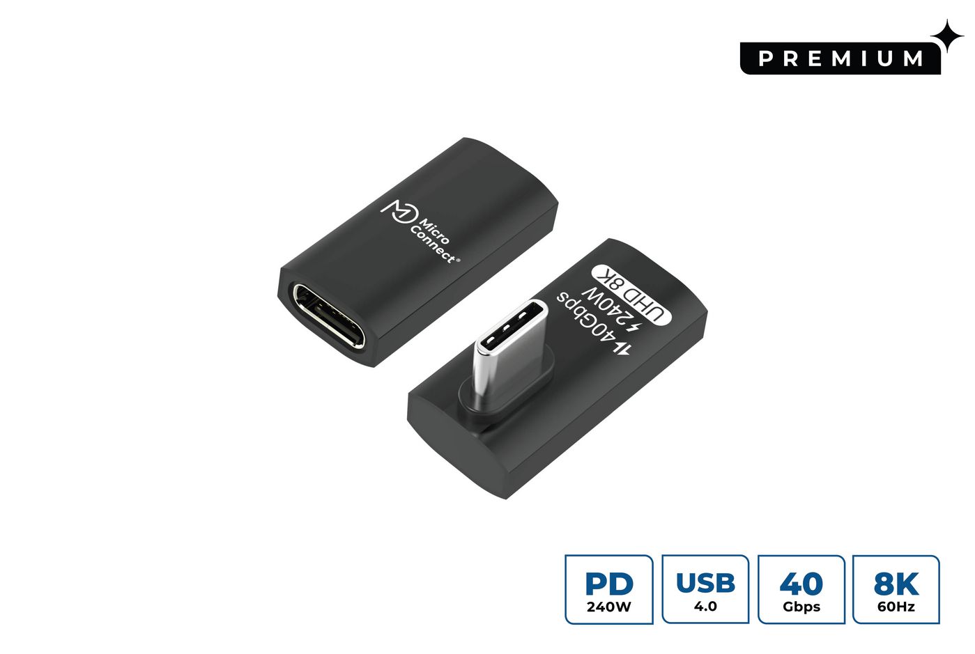 Преміум адаптер USB4 Gen 3x2 USB-C