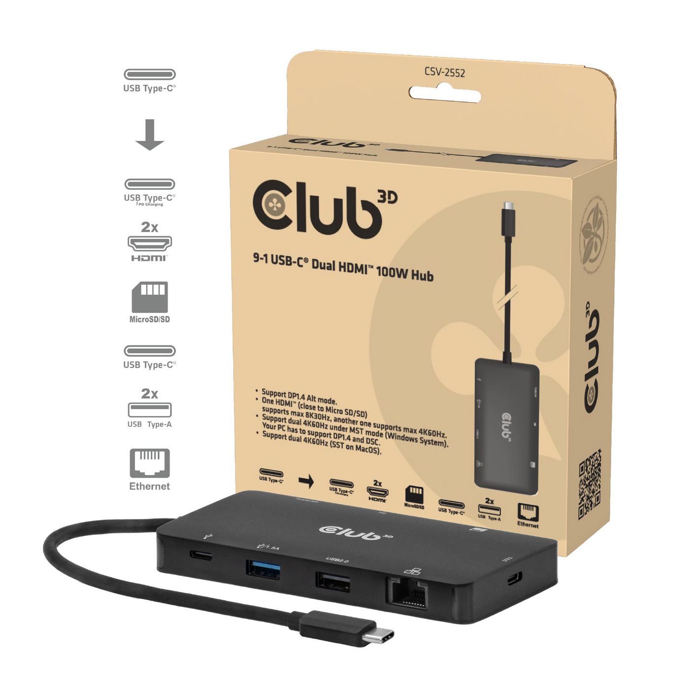 Interface Hub Usb Type-C 5000 