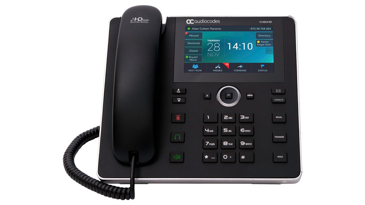 C450Hd Ip Phone Black 8 Lines 