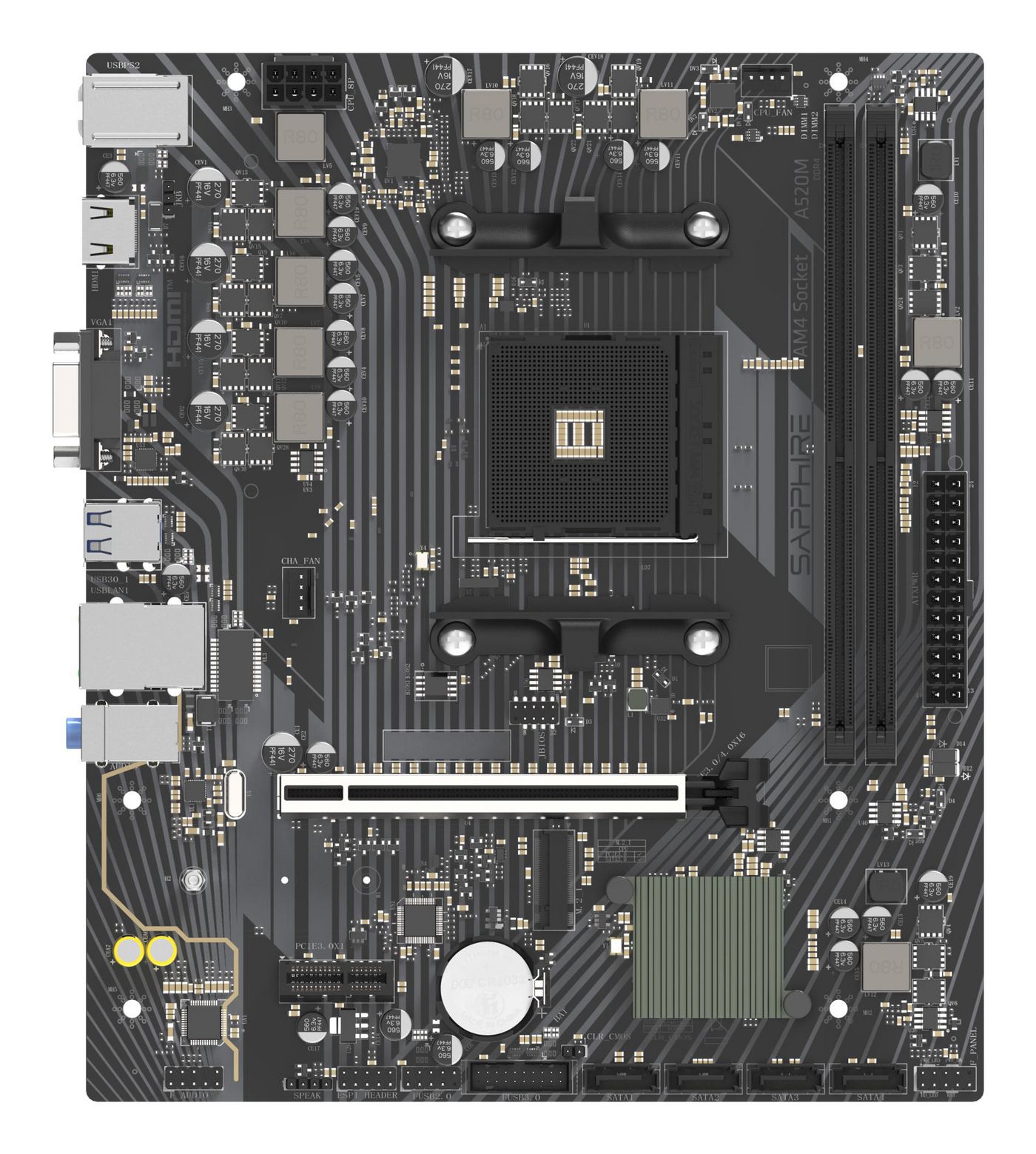 A520M-E Amd A520 Socket Am4
