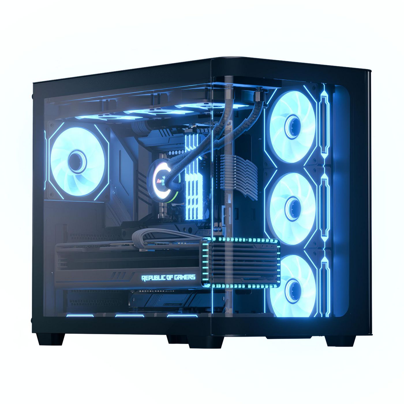 P500C Midi Tower Black