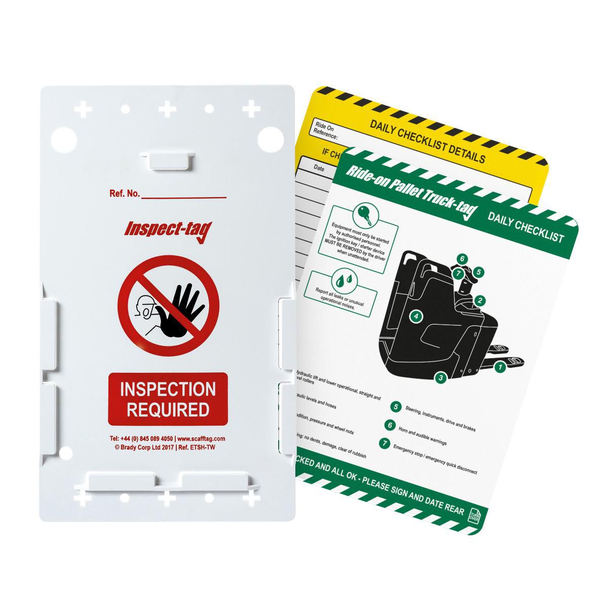 Ride-on Pallet Truck Tag Kit