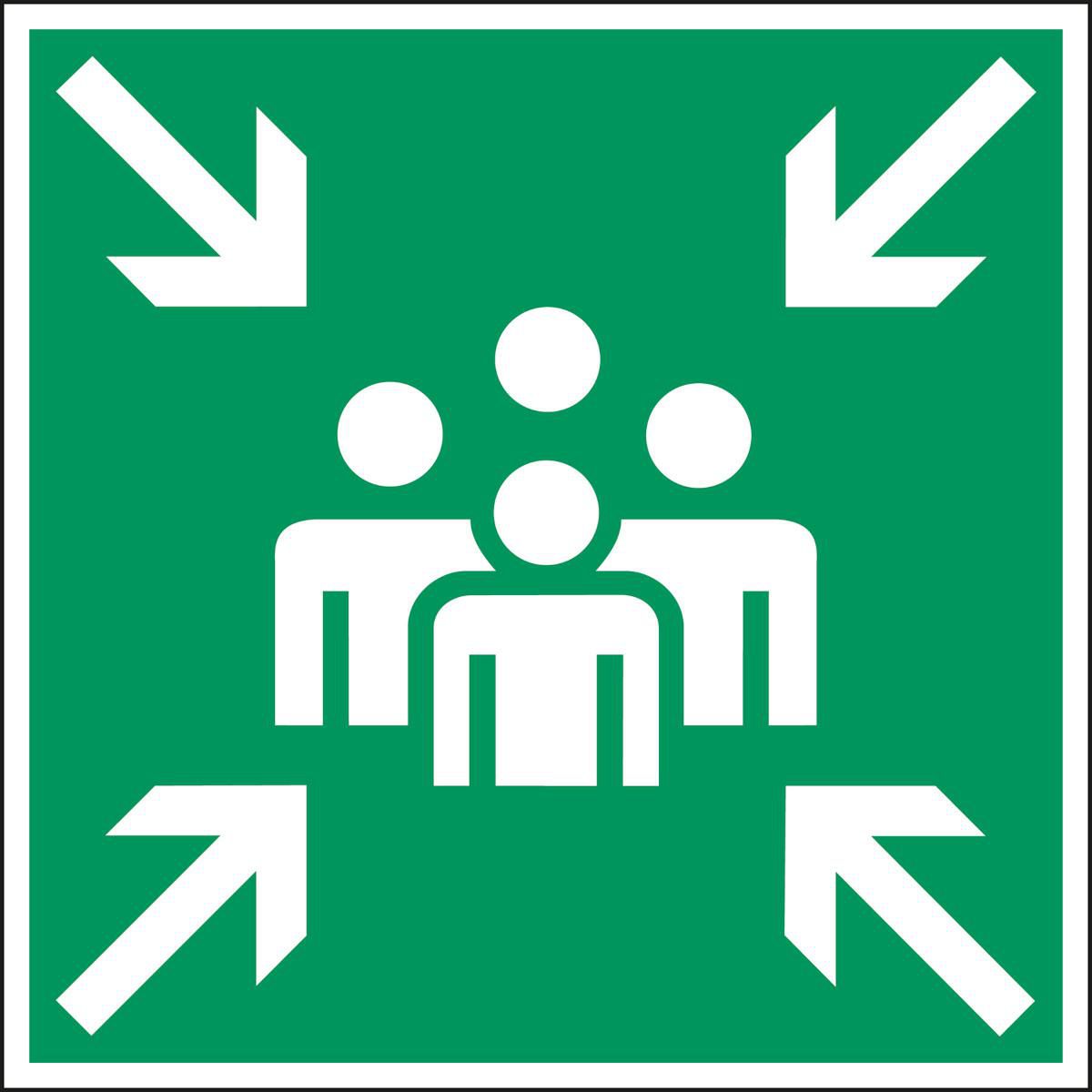 Floor Safety Sign - Emergency 