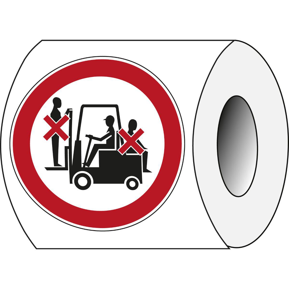 Prohibition Signs on Roll -