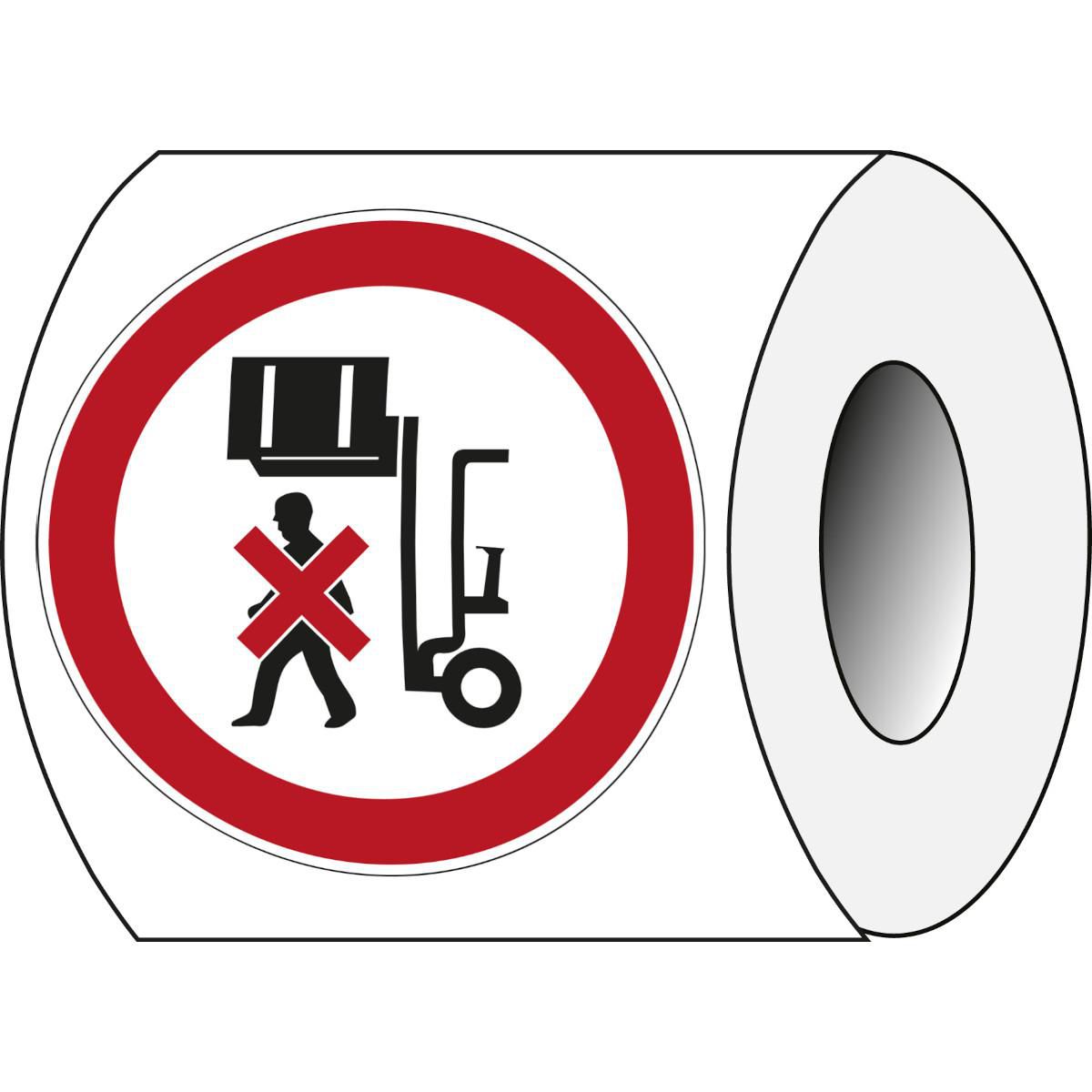 Prohibition Signs on Roll - 