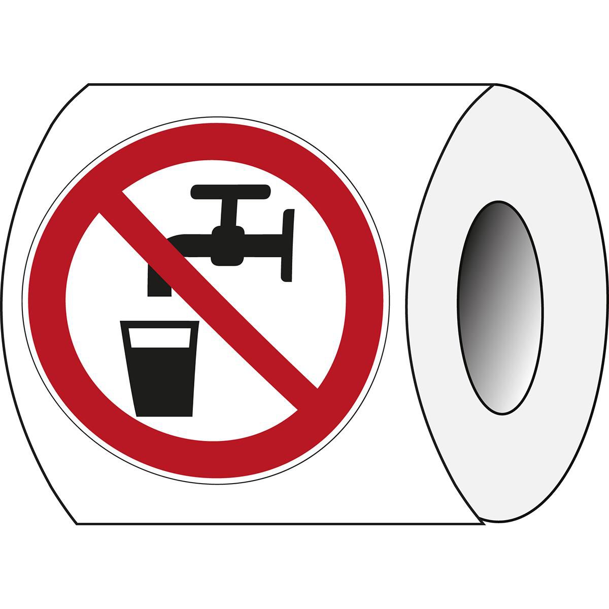 Prohibition Sign on Roll - 
