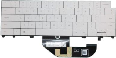 Backlit laptop keyboard for