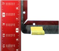 LCD front trim bezel for