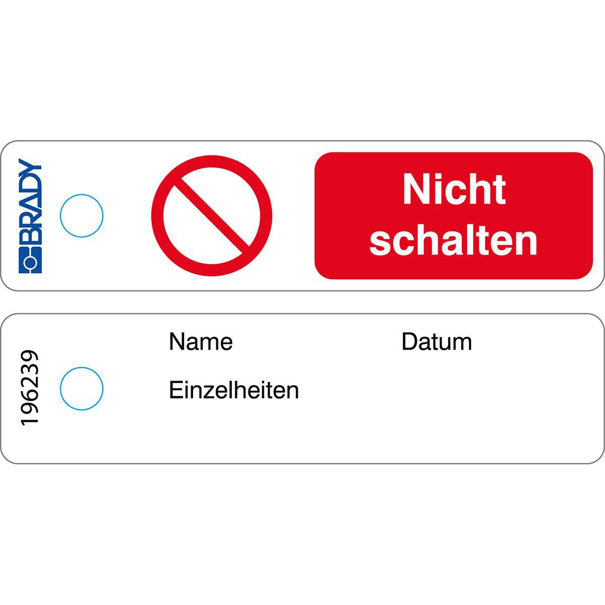 Mini Tag - Do Not Operate - DE