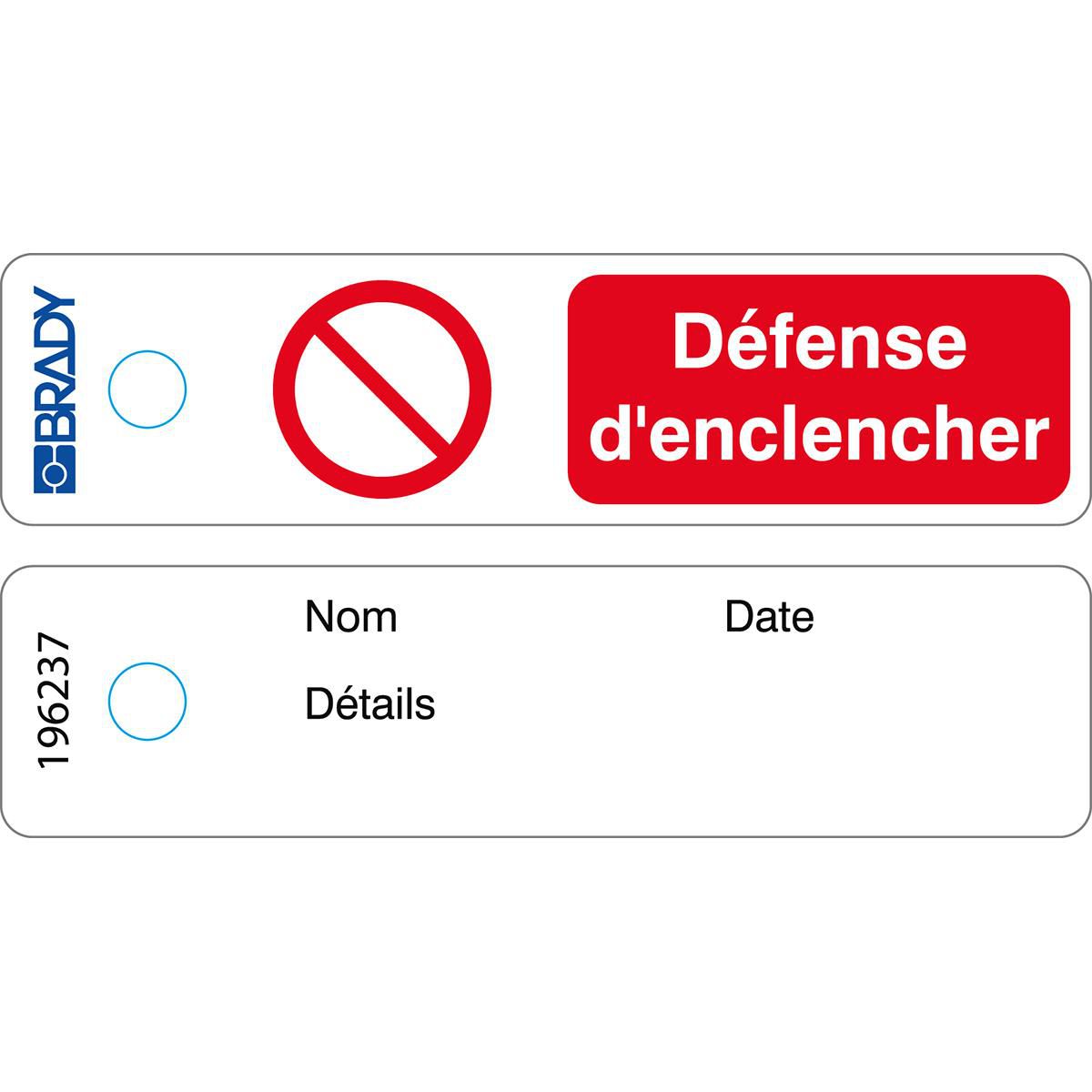 Mini Tag - Do Not Operate - FR