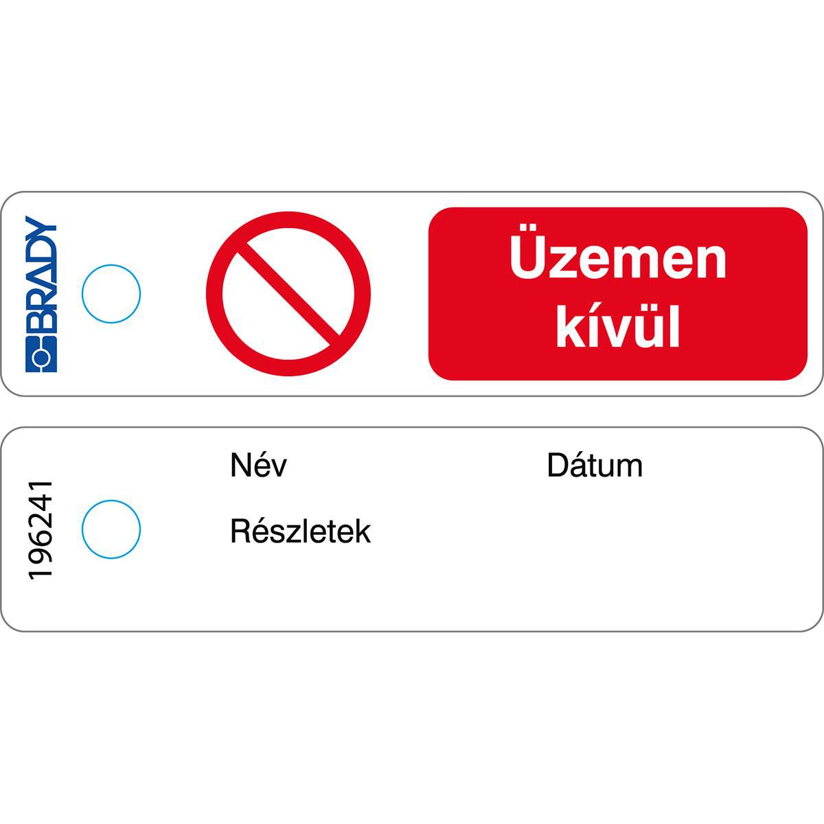 Mini Tag - Do Not Operate - HU
