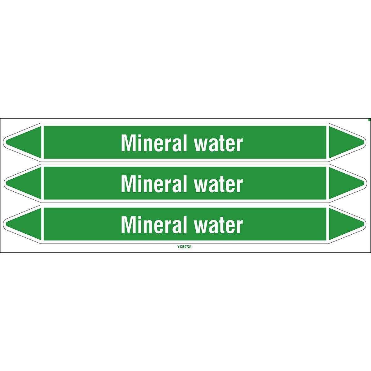 Individual Pipe Markers on a 