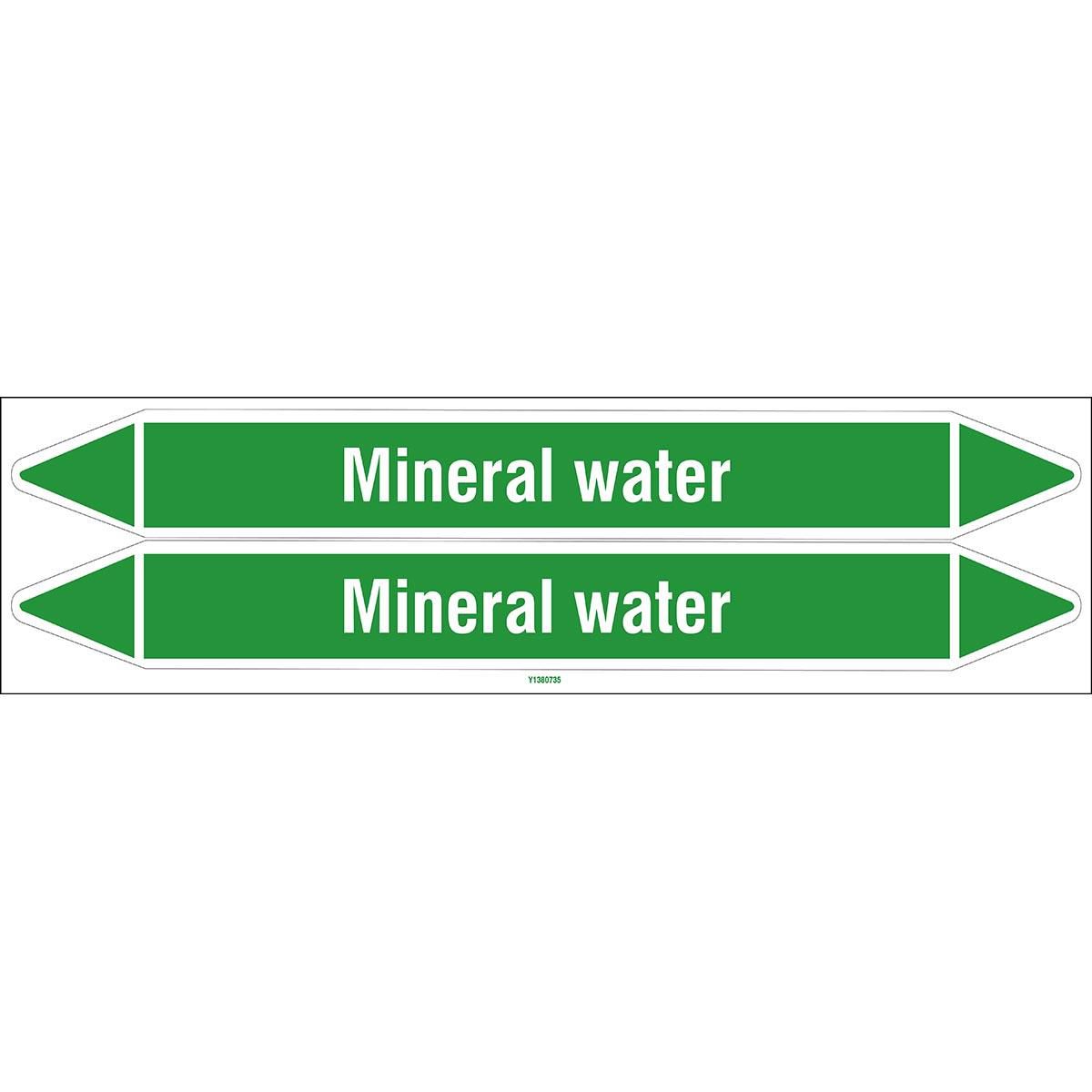 Individual Pipe Markers on a 