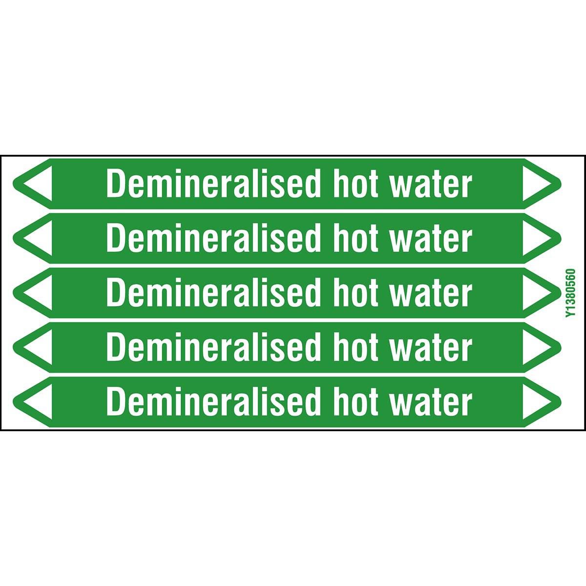 Individual Pipe Markers on a 