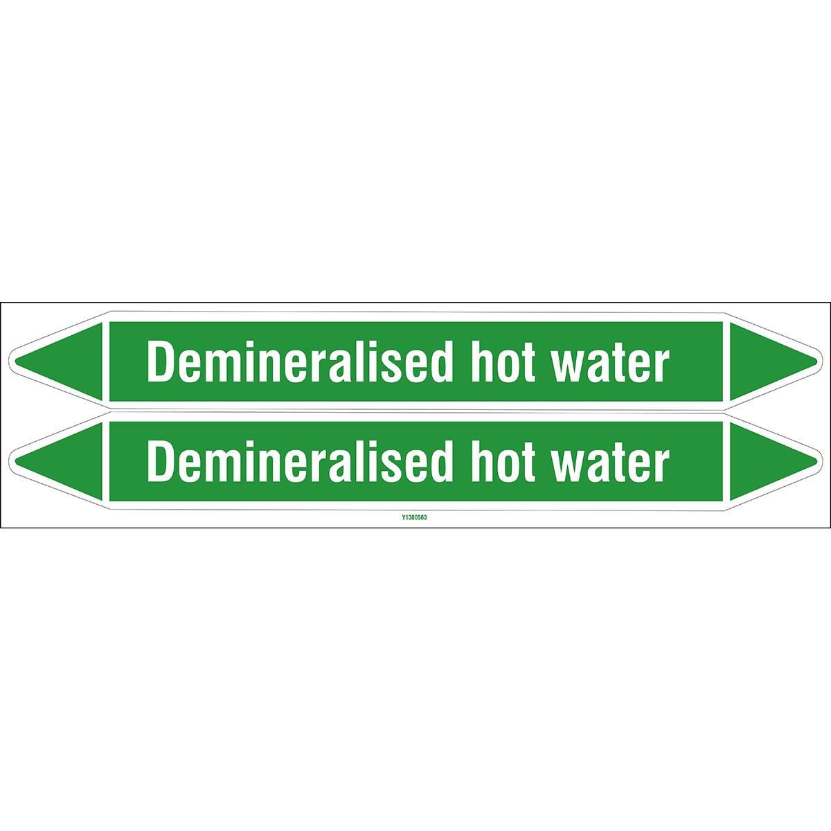 Individual Pipe Markers on a 