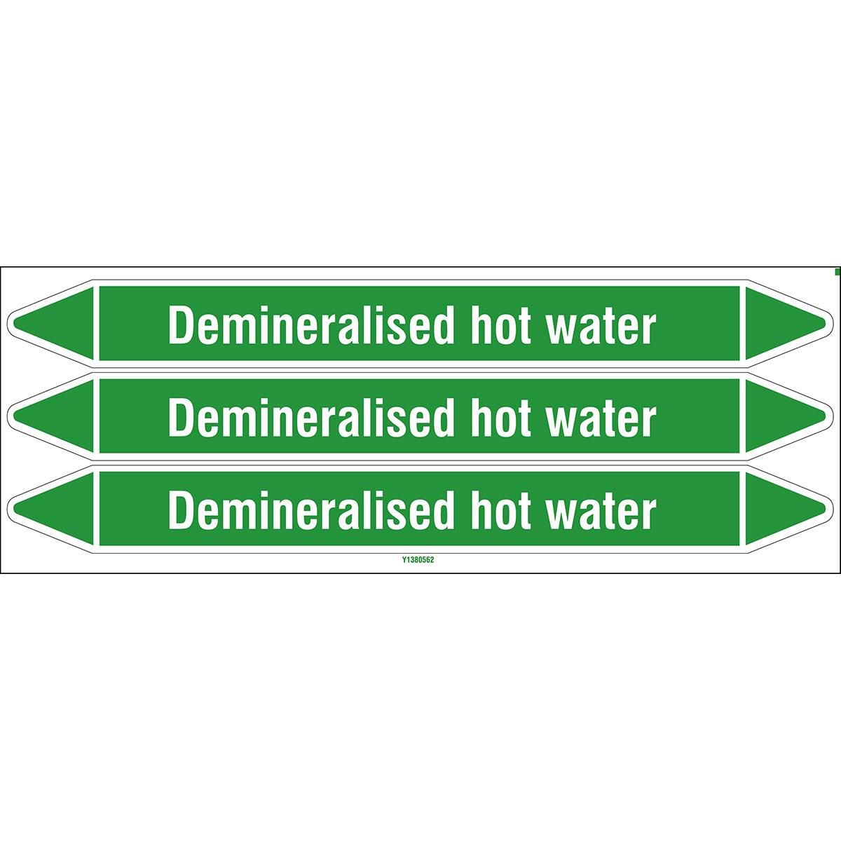 Individual Pipe Markers on a 