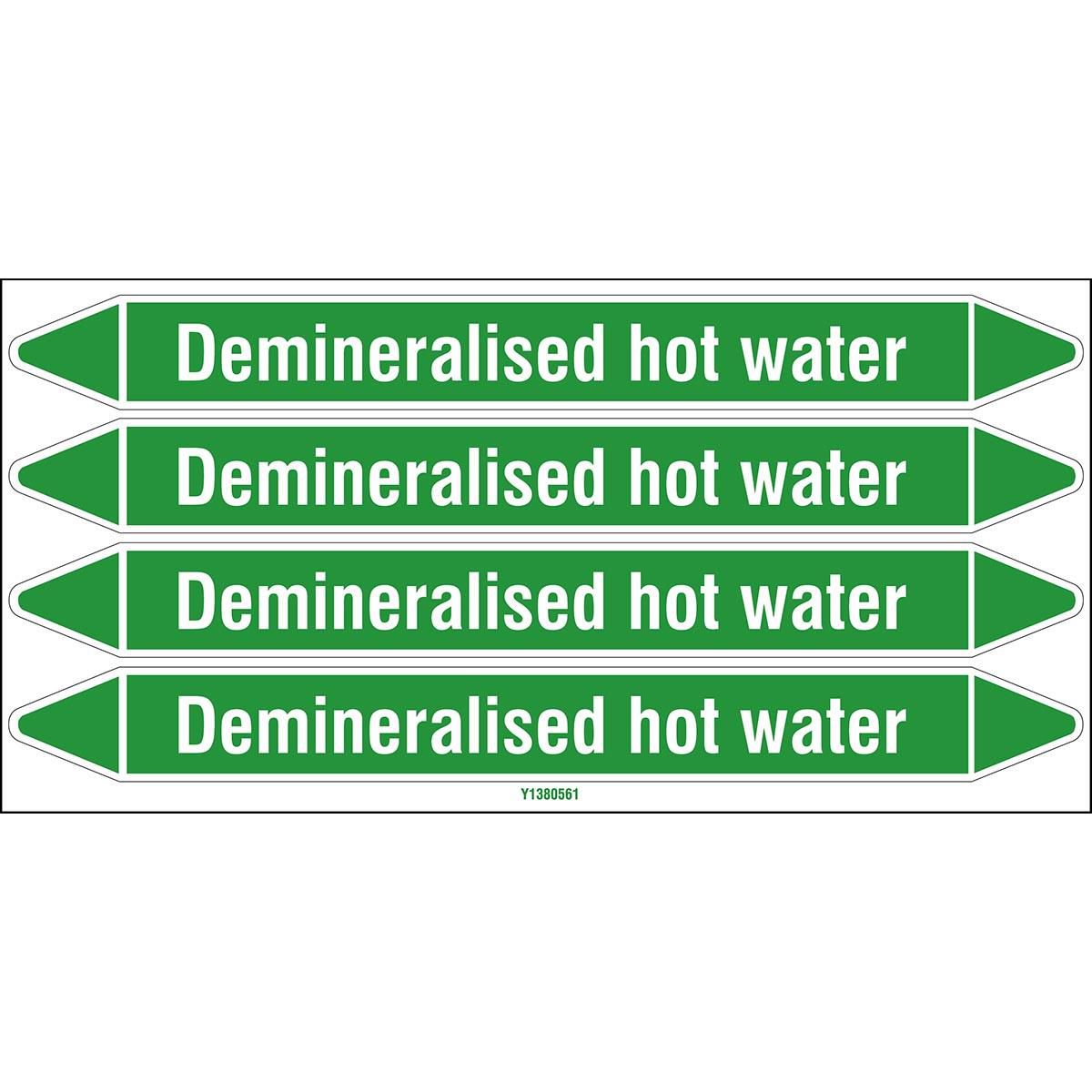 Individual Pipe Markers on a 