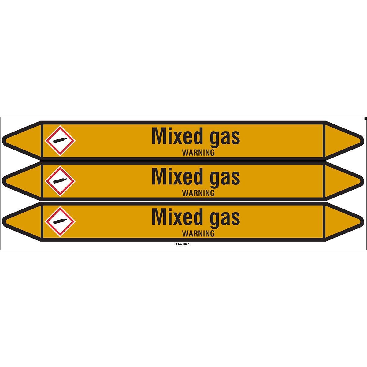 Individual Pipe Markers on a 