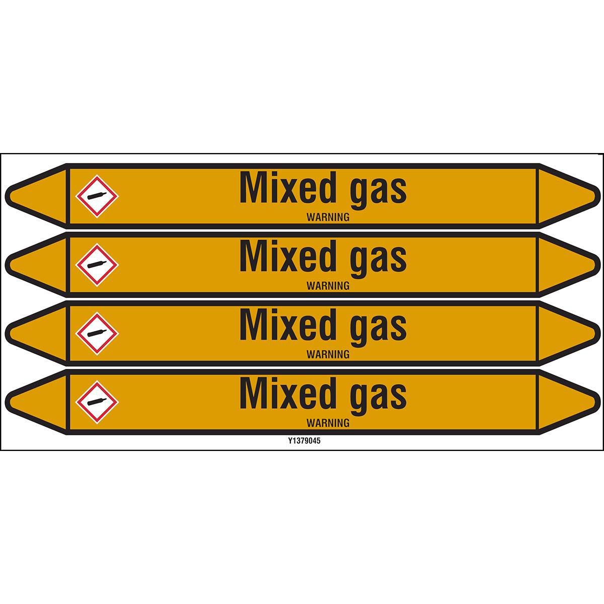 Individual Pipe Markers on a 