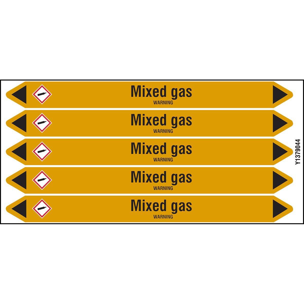 Individual Pipe Markers on a 